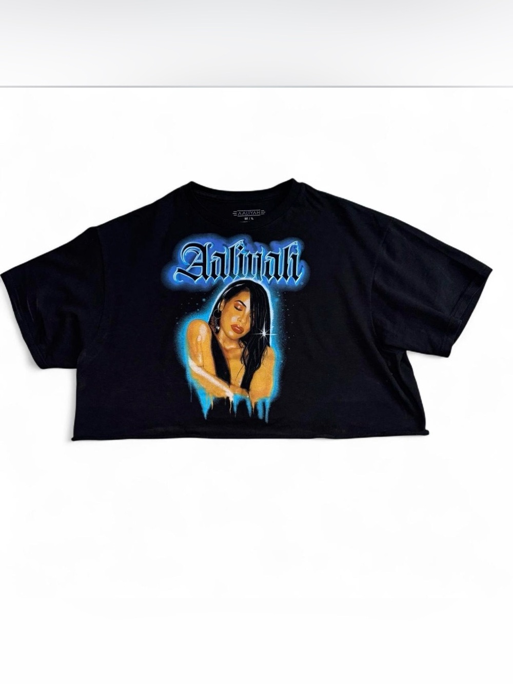 Aaliyah Cropped Graphic Baby Cotton Tee